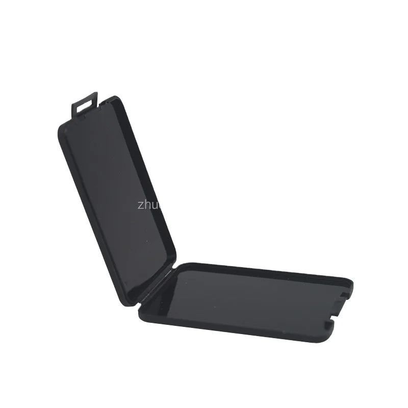 Slim Thin Plastic Package Box Container Black Slim Container 4.5mm Custom Label Logo Packaging Concentrate Oil Card Transparent