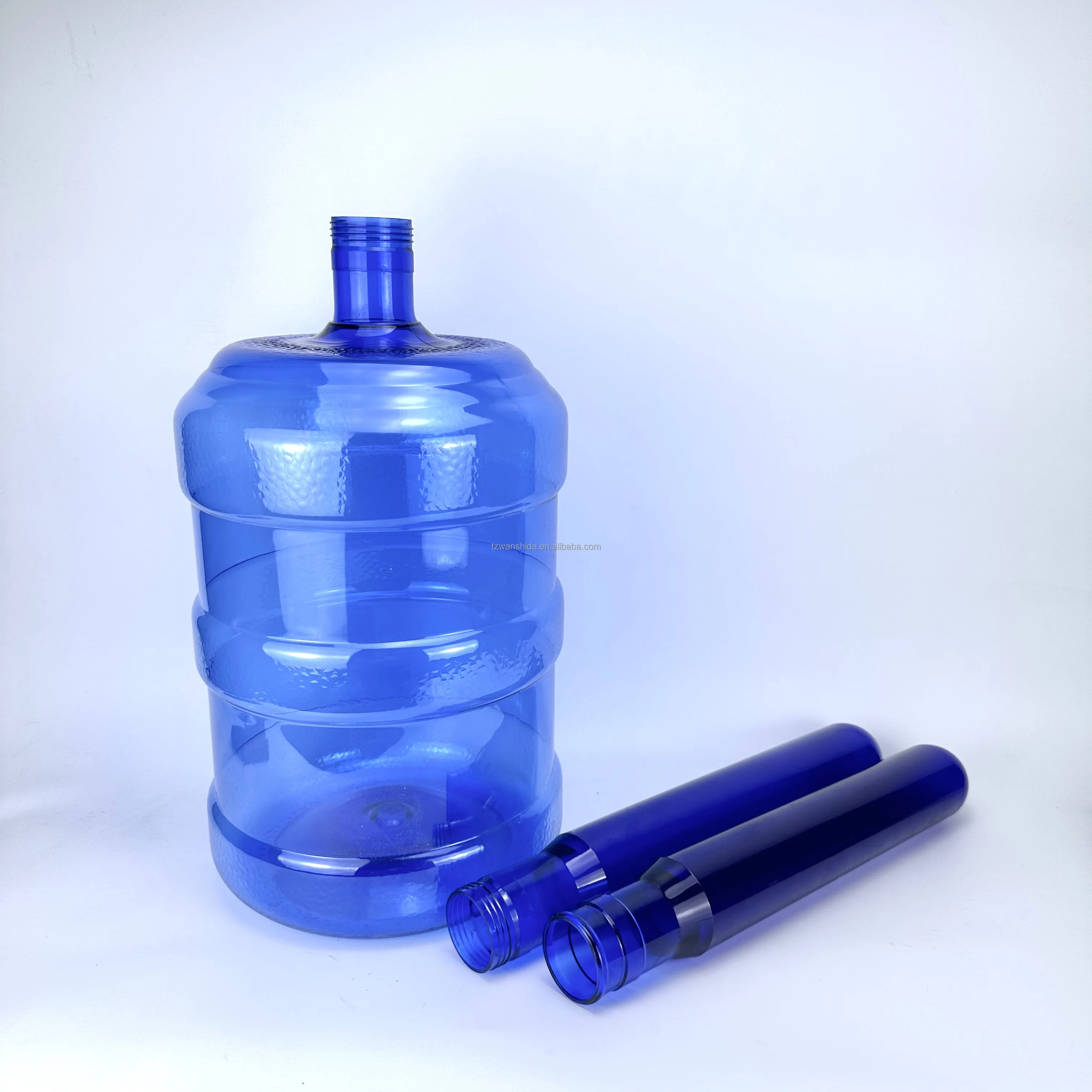 5gallon 700g 730g Blow Moulding Machine 20 Liter  750g Plastic Blue transparent 5gallon PET preform