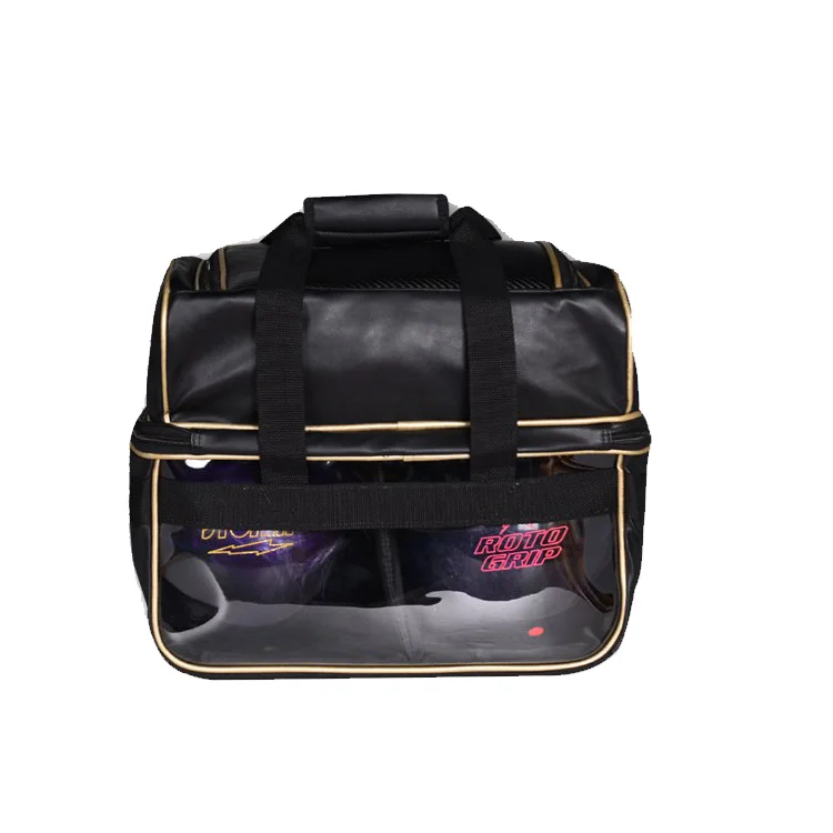 Fast Shipping Brand Design Quality Leather  Bowling Bag Can Hold 3 Balls