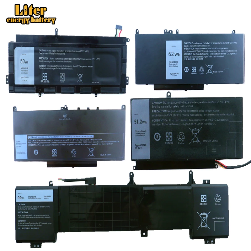 Custom Rechargeable Laptop Battery 11.4V 15.2V 7.6V 10.8V 9V 56Wh 92Wh 43Wh 74Wh li-po for laptop Replacement Battery