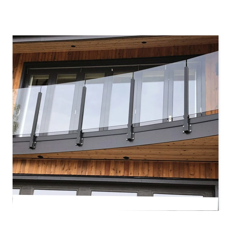 Railing Fence Decorative Laser Cut Glass Aluminum Handrail Metal Modern Item Outdoor Surface Pattern Painted Flooring Garden ISO