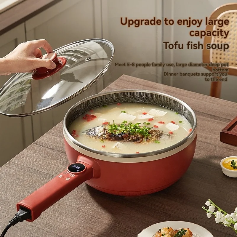EU Plug Factory Direct multipurpose electric cooking pot Household Electric Hot Pot Electric Hot Pot Large Capacity
