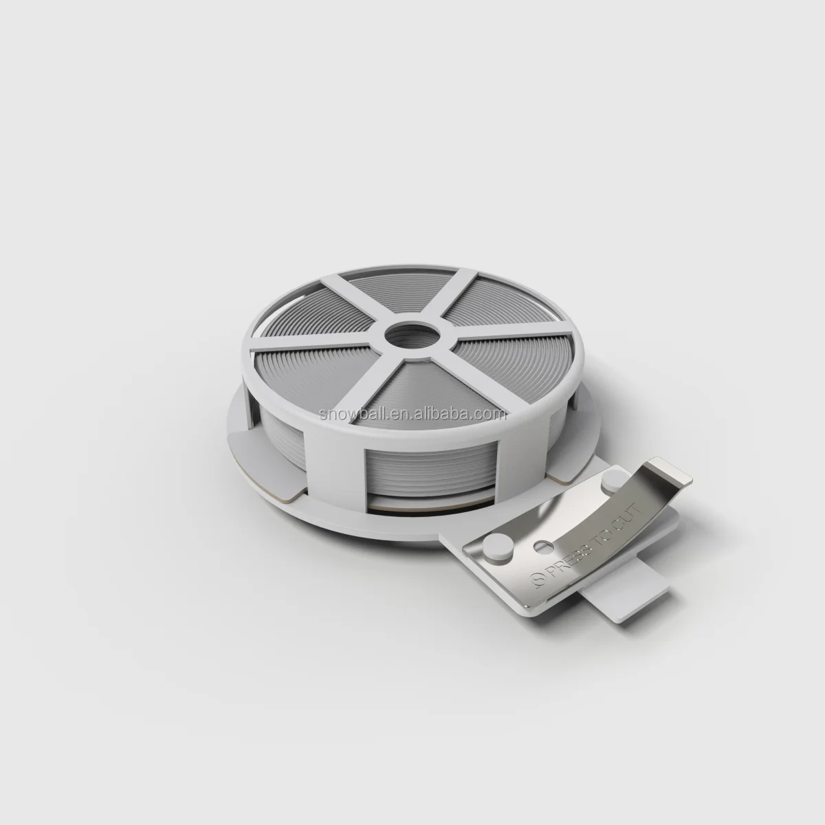 30m plastic pe/pvc twist tie roll spool with cutter garden tool twist tie