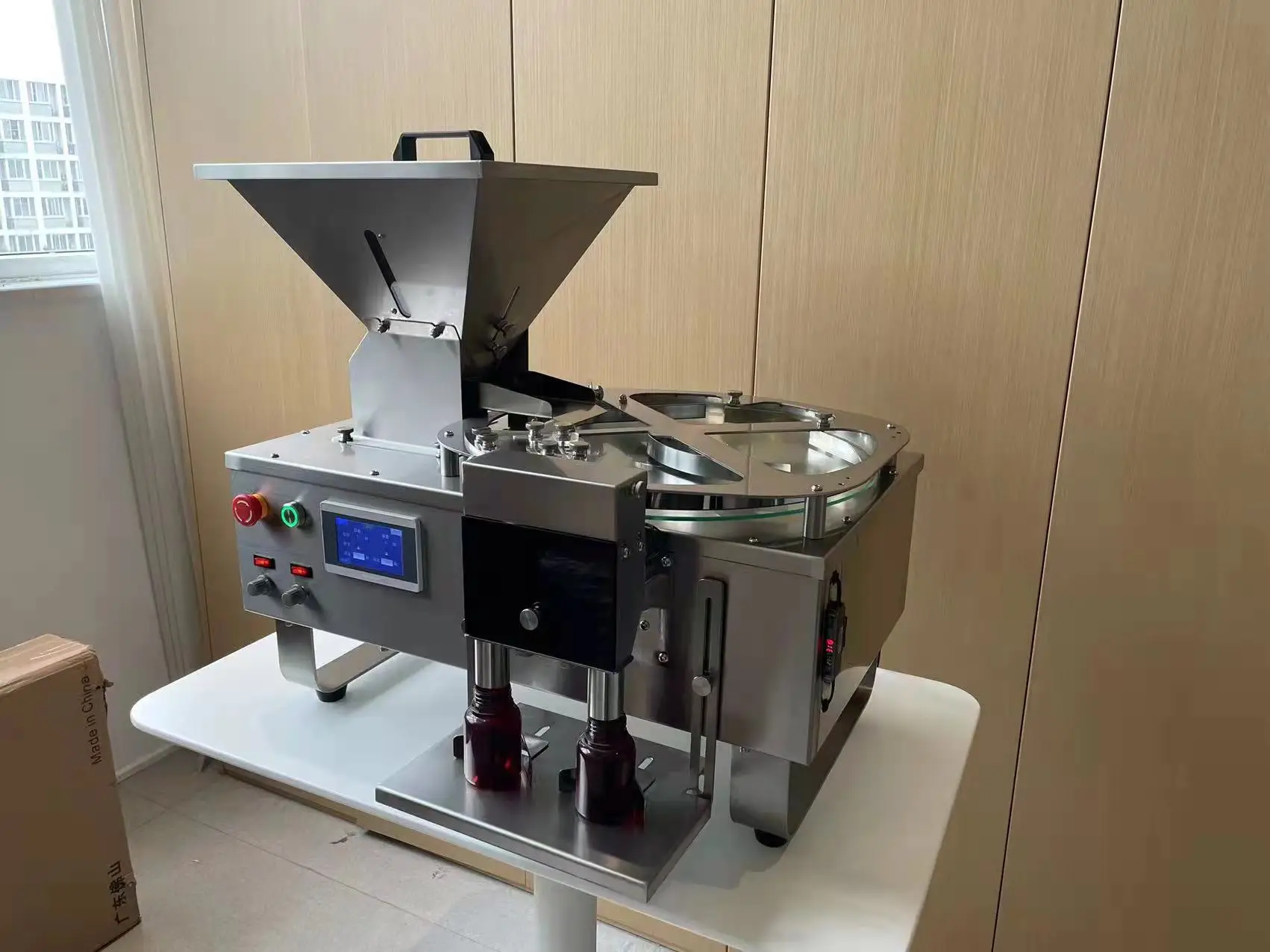 SINOPED new type no bottle no filling capsule tablet softgel gummy bears filling counting machine