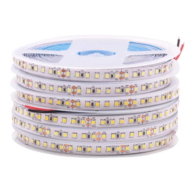 SMD 2835 120 светодиоды/м 3000K Светодиодные полосы 8 мм ширина ленты 80Ra IP20 водонепроницаемый 2835 Светодиодные полосы света