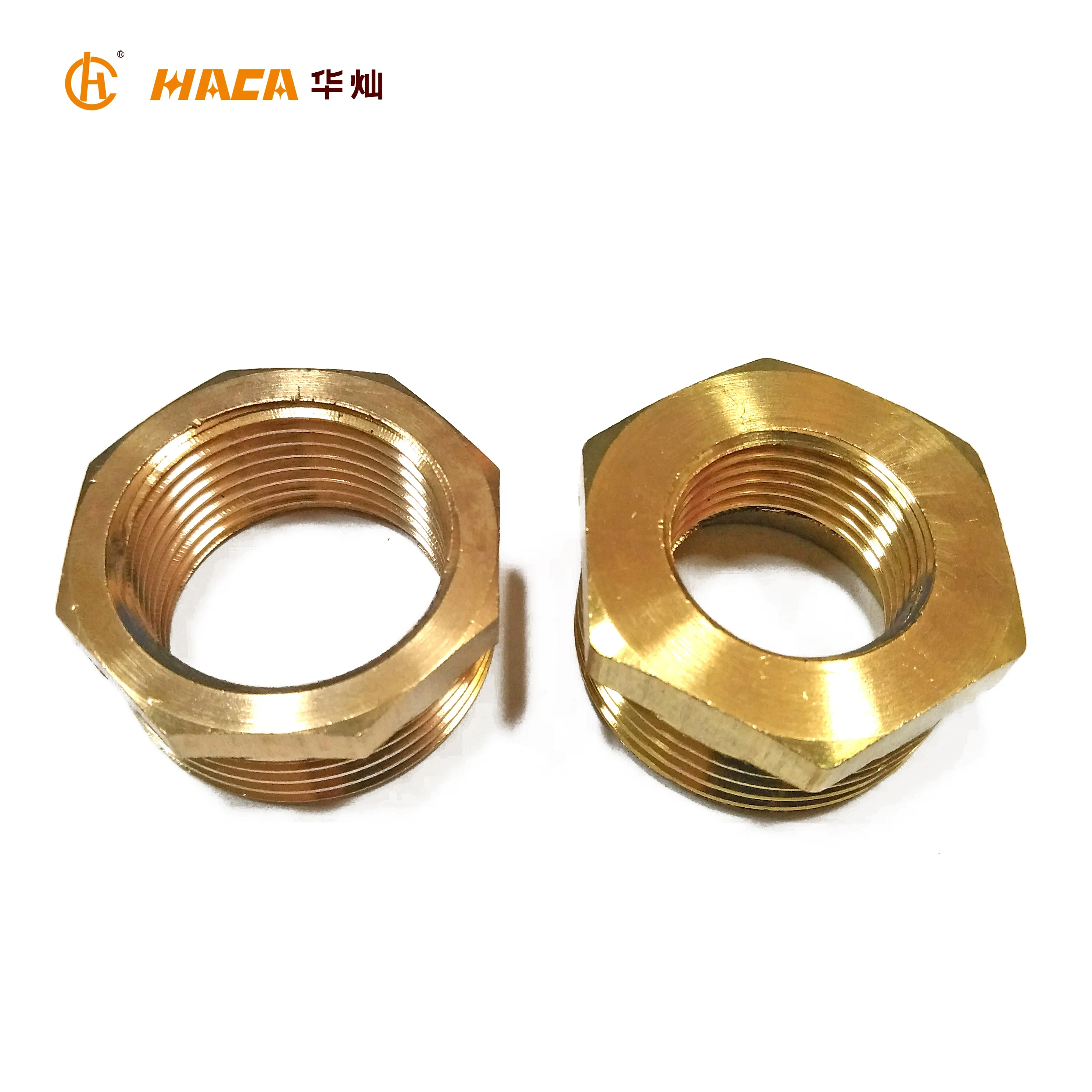 Professional Manufacturer 1/2 3/4 inch Hexagon Brass Reducer Bushing for Pipe Conversion