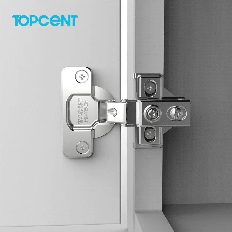Topcent Hot Sell Kitchen 35mm Cup Short Arm Door Hinge Hardware Hydraulic Concealed Cabinet American Furniture Hinge