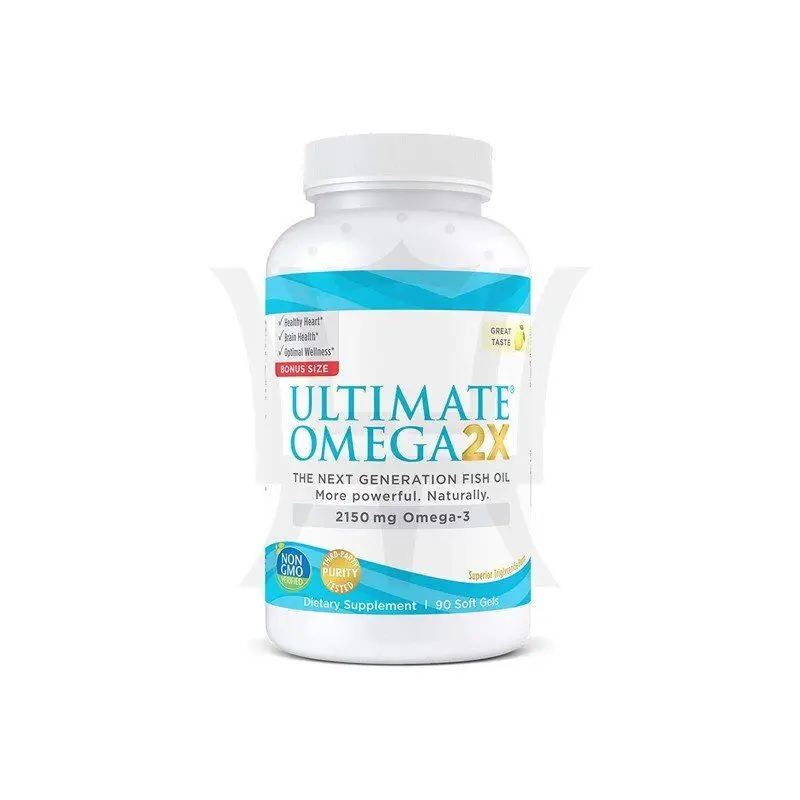 Ultimate Omega 2X лимонный аромат-Высокая мощность омега-3 Рыбное масло с EPA & DHA-стимулирует здоровье мозга и сердца-без