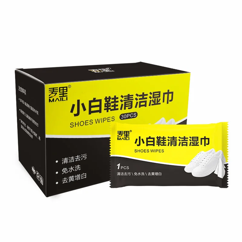 OEM/ODM Customization Package accepted Shoes Cleaning and Caring Sneaker Wet Wipes shoe cleaning wipes