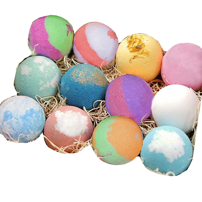 2021 new style hot sale manufacturer Bath Bombs Gift Set Kids Bath Bombs custom bath bomb powder fizzy  organic