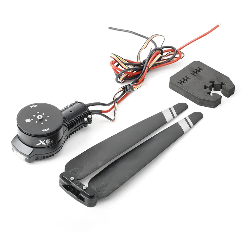 Original Hobbywing X6 Power System for Agricultural Drone motor ESC propeller and 30mm tube adapter motor mount combo