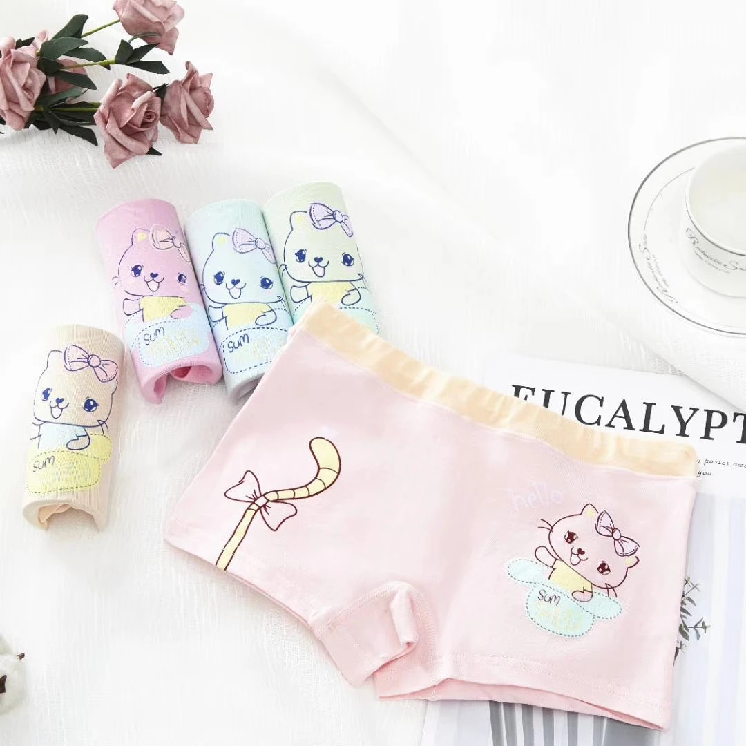 
Girl kids lovely underwear pure cotton with beautiful design for girls 