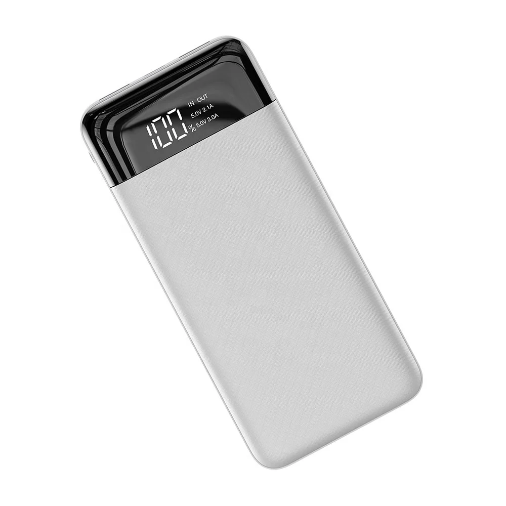 New Product Oem Gift Li-Polymer Powerbank 2021 Power Bank 10000mah With Cable