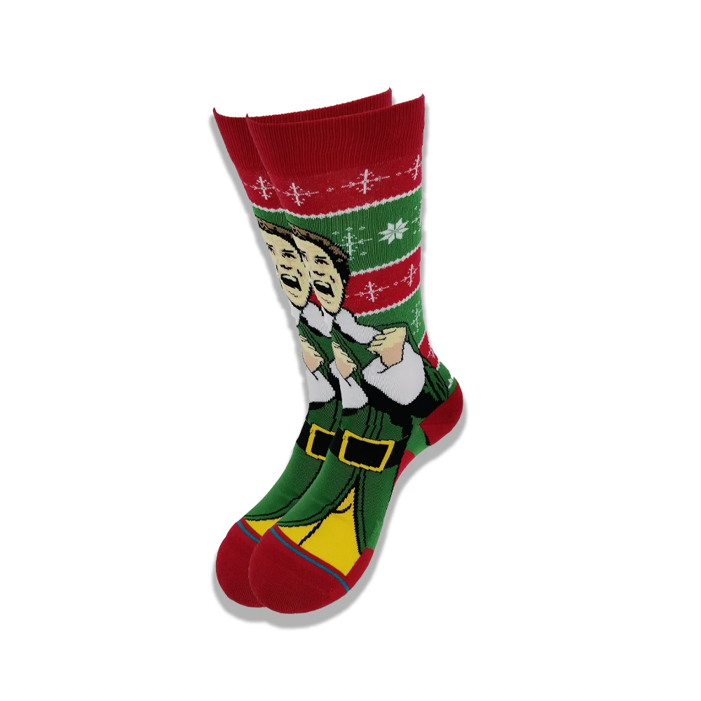 Custom-made fashion man  socks wear tube crew socks in spring and autumn.