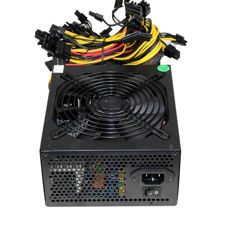 24pin psu support 8pcie atx  server  power supply 1800 2000 2400 2600