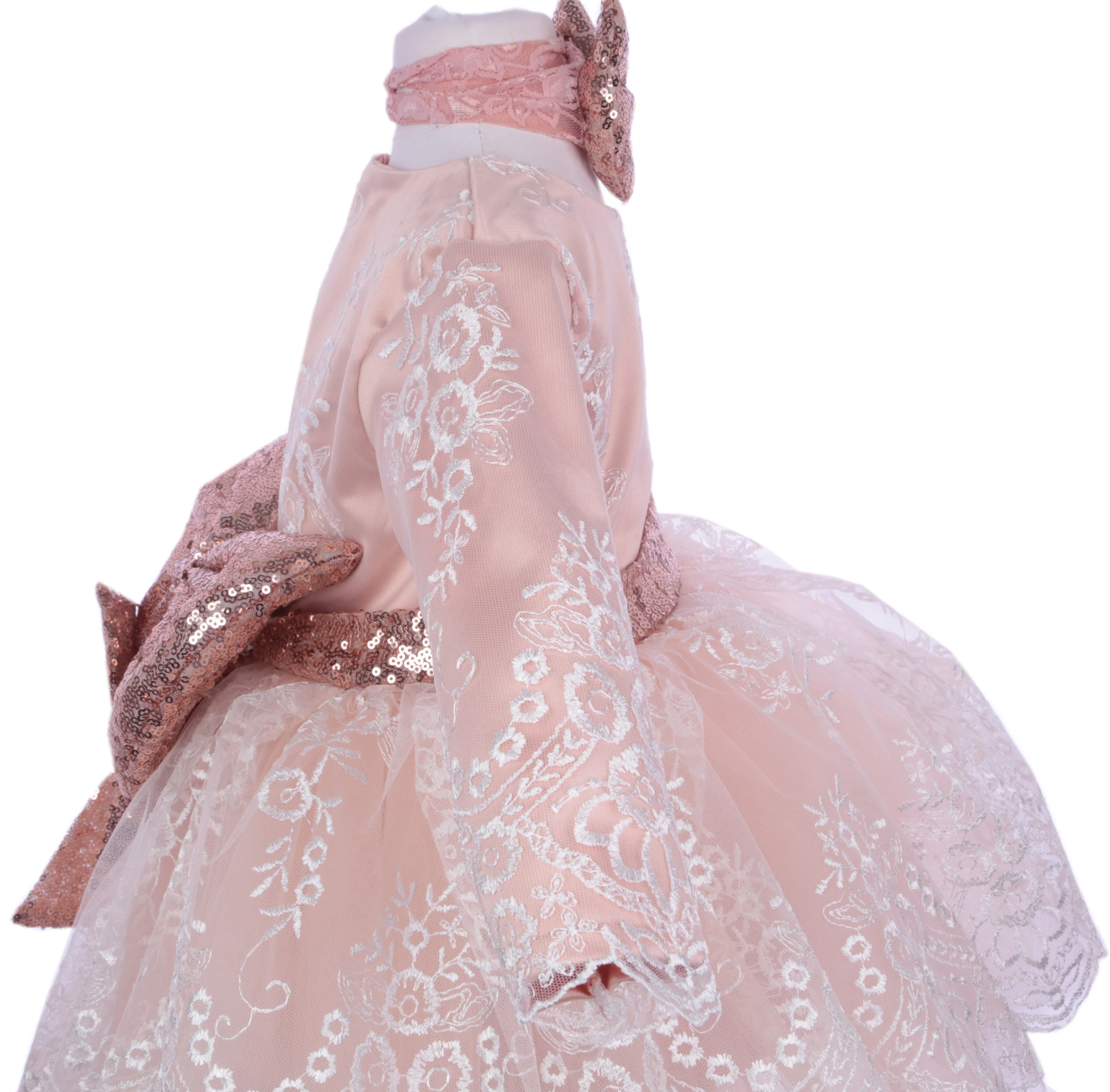 2022 Special Sale Little Girl Dress Baby Girls Dresses Wholesale Long Sleeve Modern Design Party Wedding Birthday Kids Children