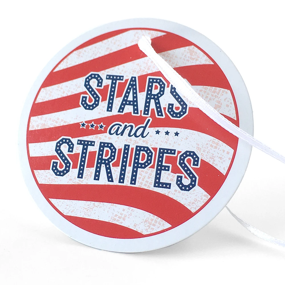 Custom Vintage Small Round Cardboard Pink Red Clothes Garment Labels Silver Foil Hangtag  Paper Hang Tags For Gloves