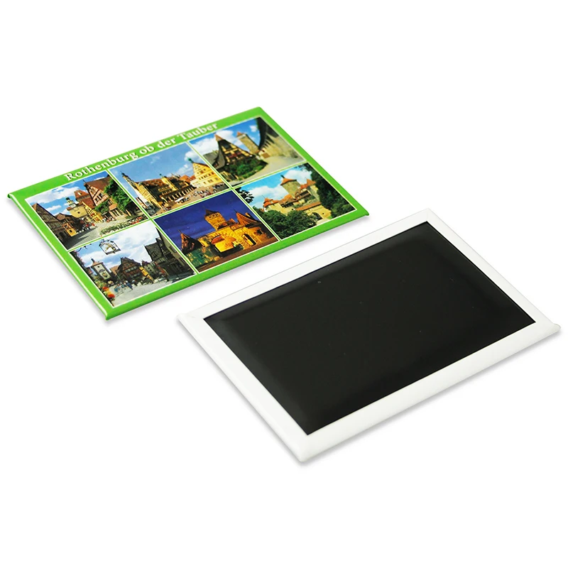 2024 China manufacturer tourist Dubai Chile cities country custom souvenir 3d metal tin plate fridge magnet