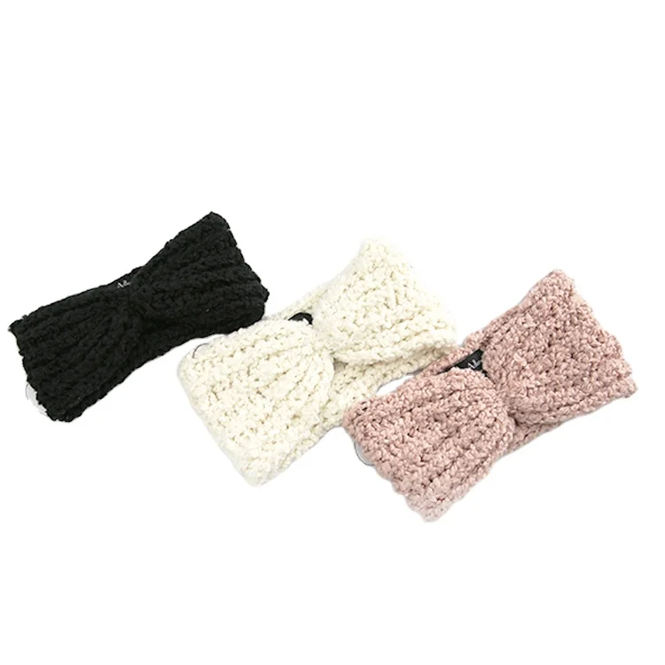100% Polyester ladies knitted warm headband winter (60744390520)