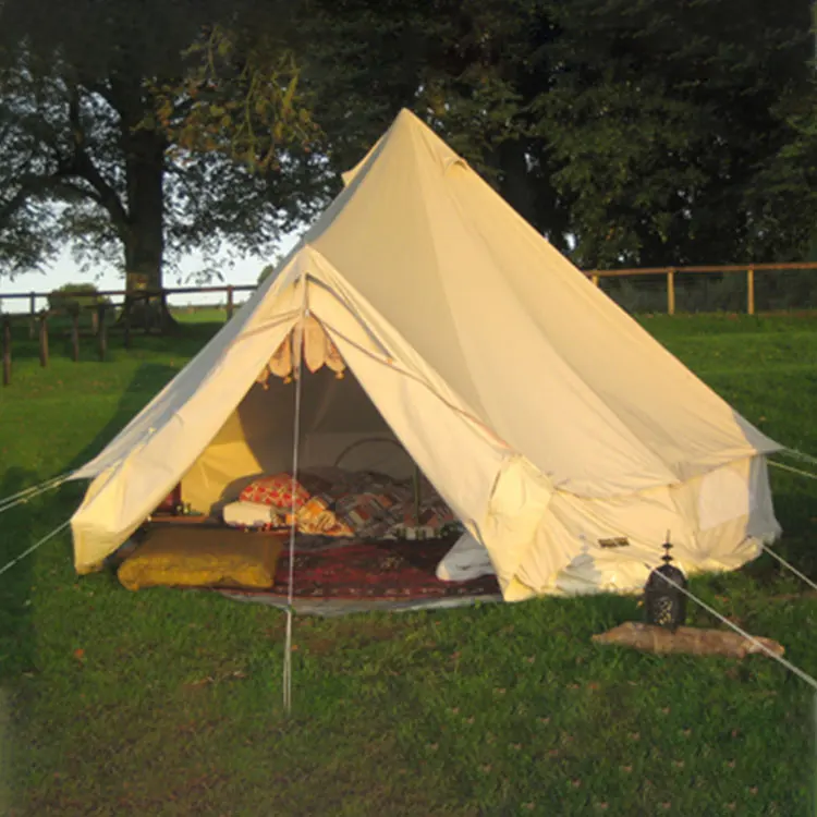 Portable party glamping desert sahara bell tent disaster relief yurt tent luxury tents price