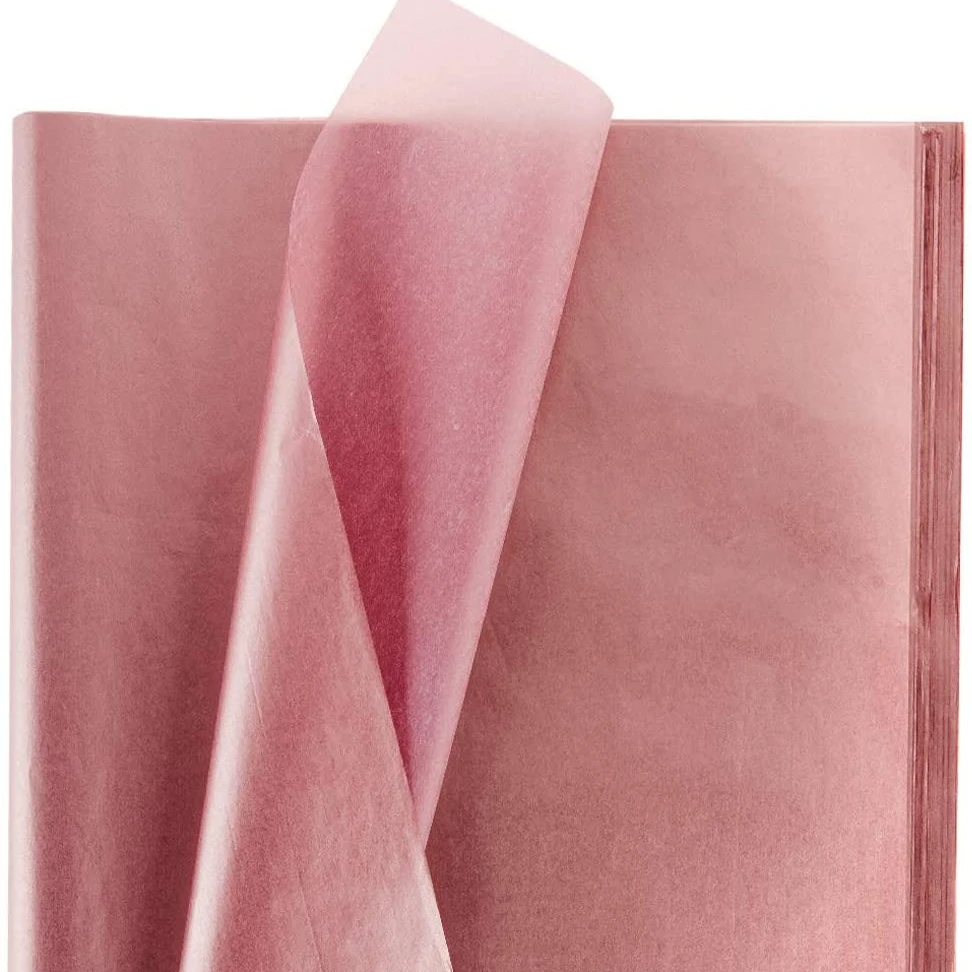 Металлическая розовая Золотая оберточная бумага