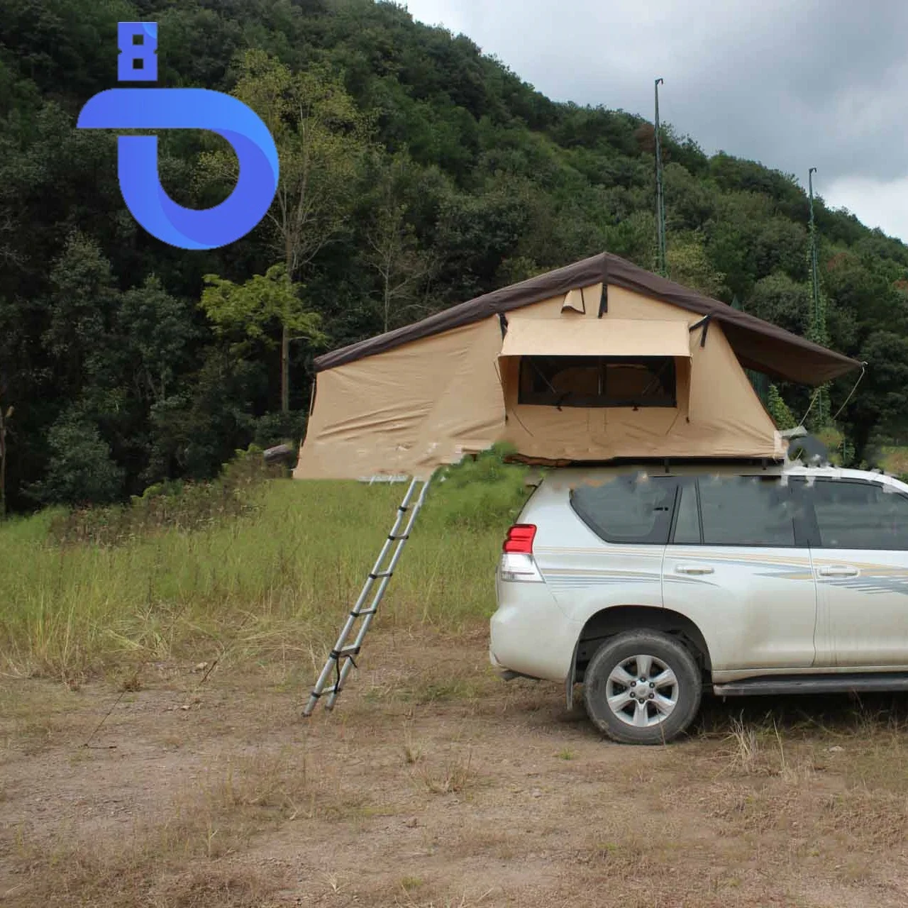 Grand Terrain Roof Top Tent H Folding Mpv Roof Top Tent Luxury Jeep Roof Top Tent For 4 Person With Sunshade