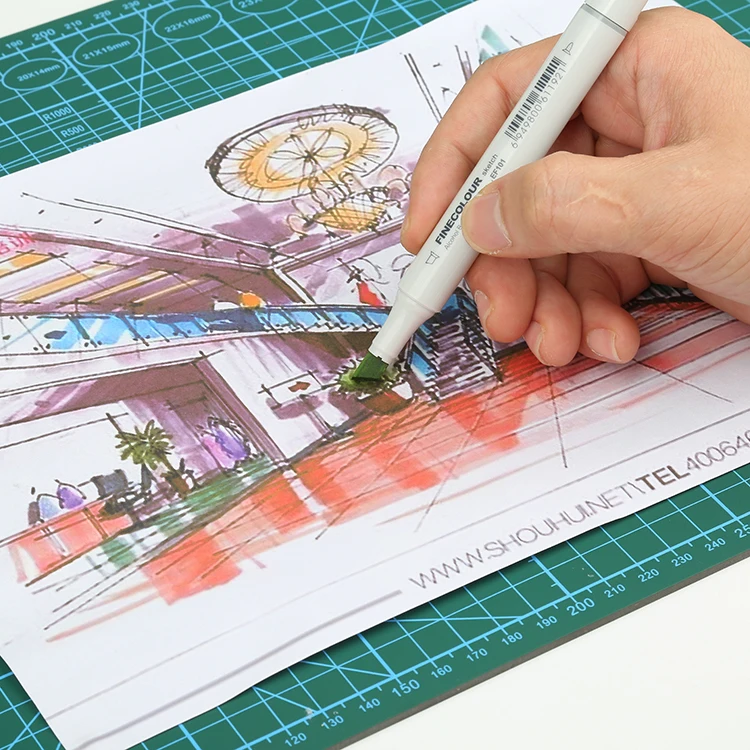 160 colours Hot sale factory direct price alcohol based sketch art refillable marker pen set with display rack