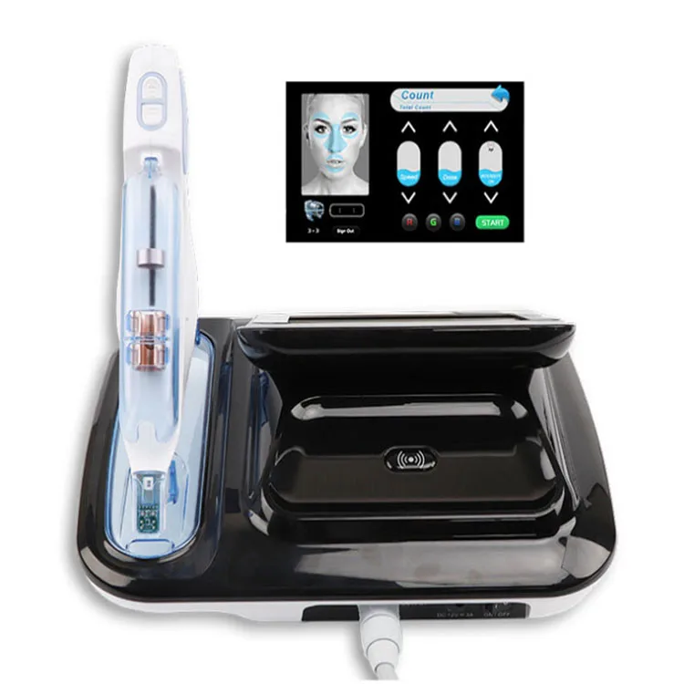 Cheap price 3 in 1 LED light piston no needle mesotherapy gun with CE certificate