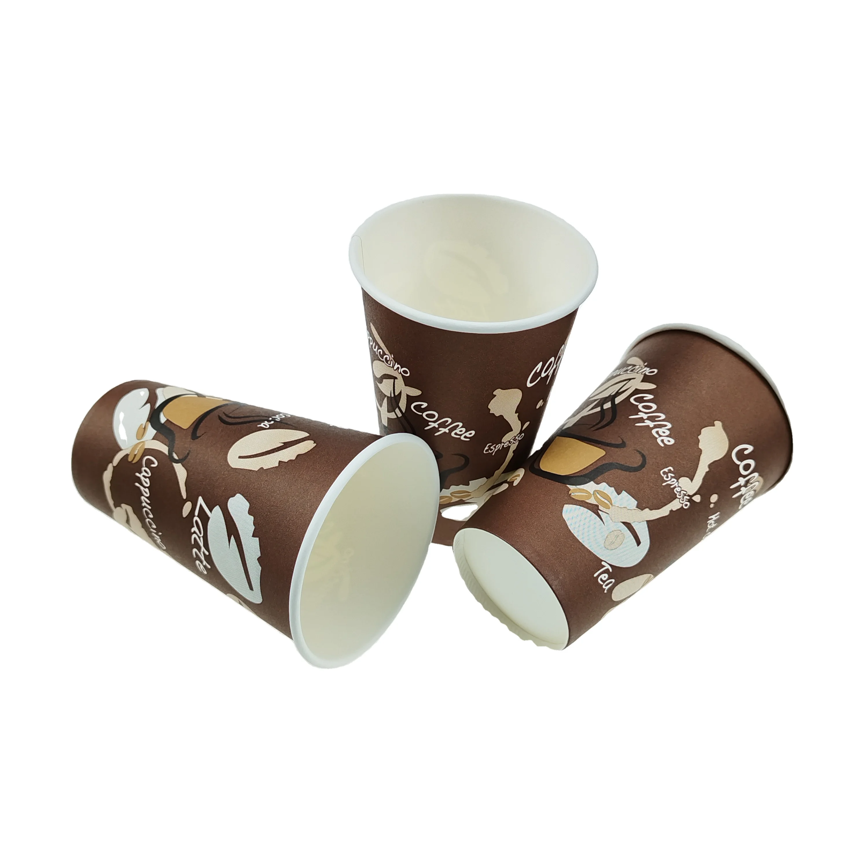 China manufacturer Colorful Single Wall Cold  Drink  16 OZ Paper Cup  Wholesale For Cold Beverage Cola  Beer Water Energy Drinks