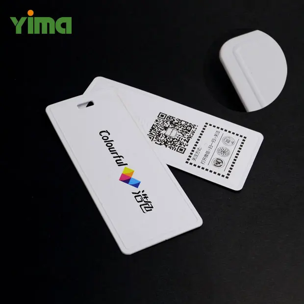Customized hang tag of any size combined with NFC and RFID technology in black and white color are suitable for high-end product