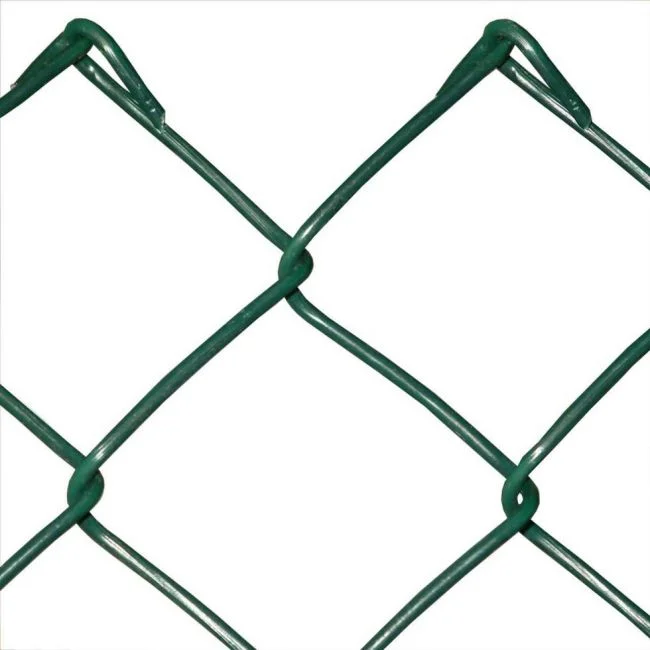 6 ft x 50 ft 9 gauge 3mm wire hot dip galvanized green black pvc coated chain link fence wire mesh cyclone wire mesh