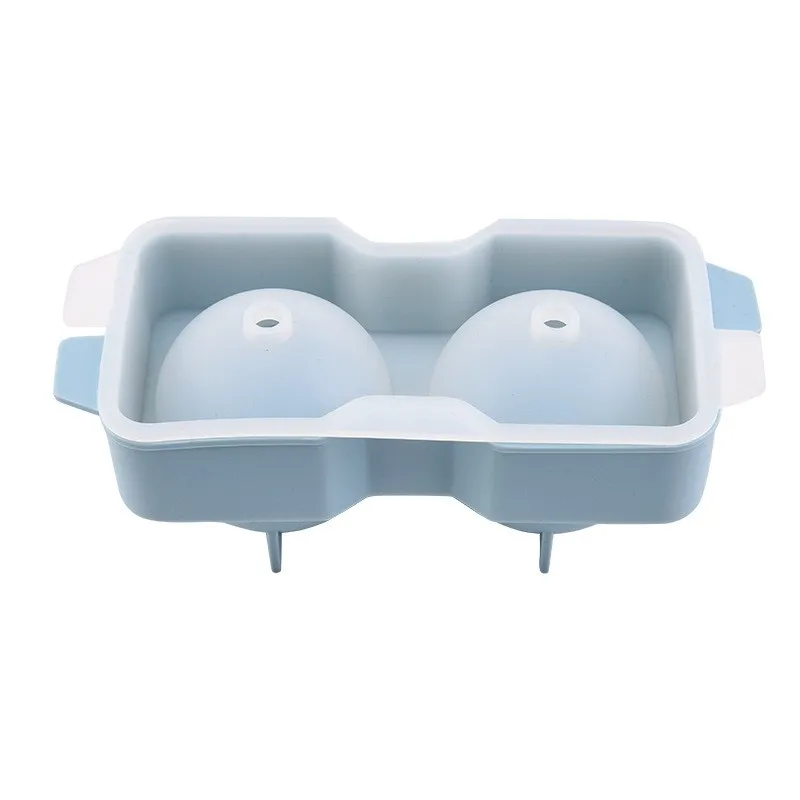 Reusable Easy Release BPA free Large Round Ice Ball Maker Silicone Ice Sphere Mold