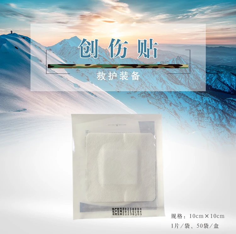 Sterile dressing wound patch