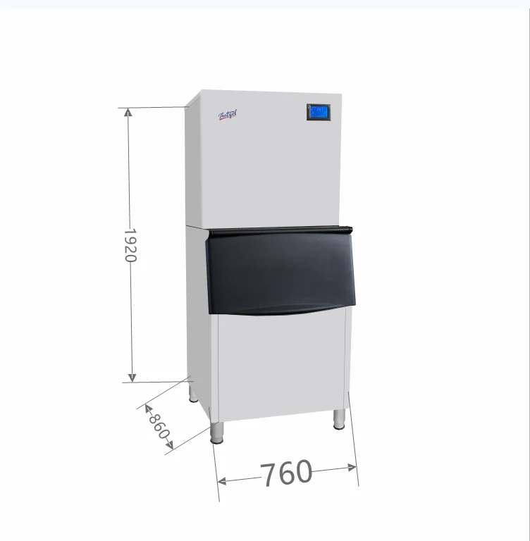 Electric Stainless Steel Particle Snow Flake Ice Maker witn CE Certification for Commercial Use 500KG
