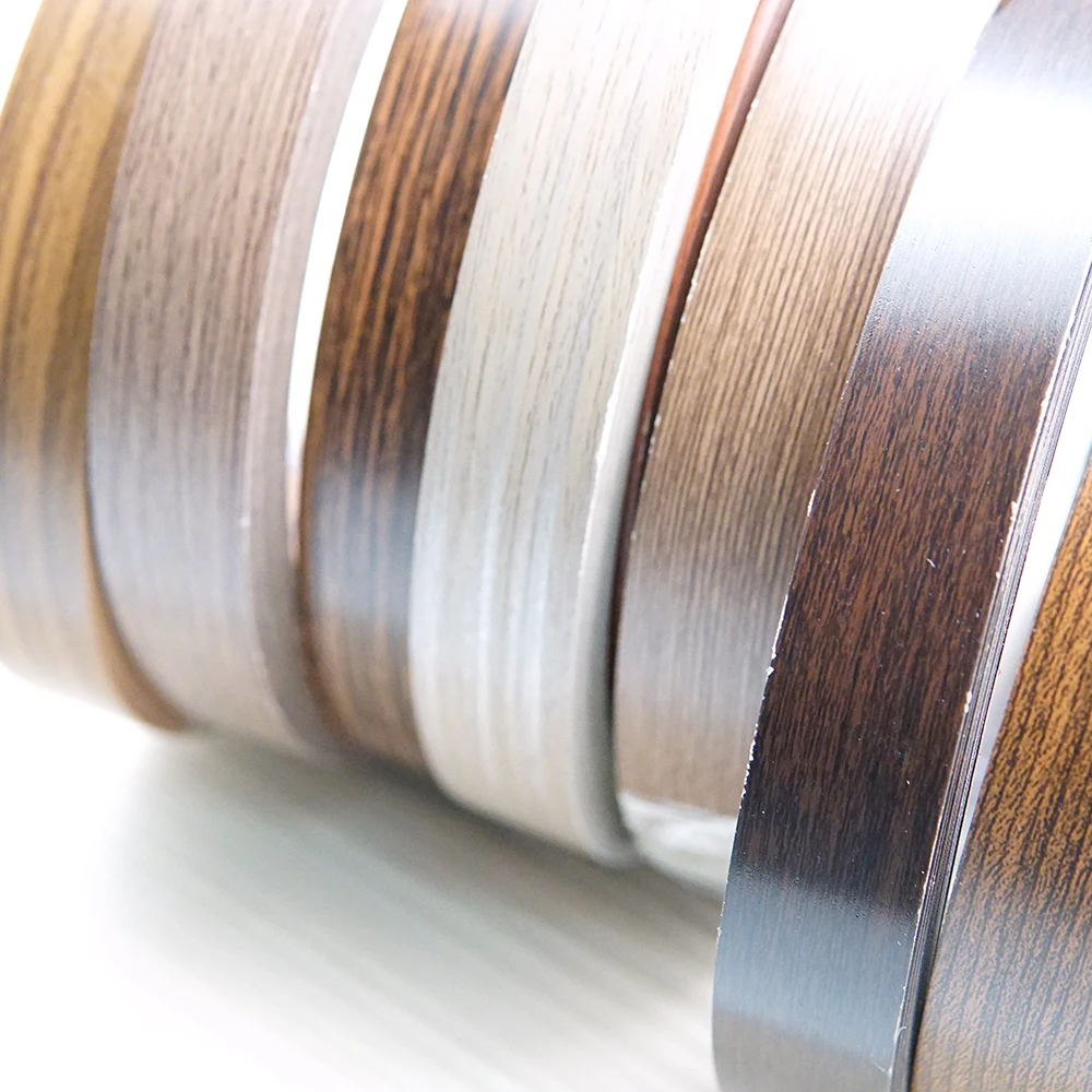 pegamento para tapacantos furniture PVC edge banding tape edge lipping pvc abs acrylic edge banding tape golden silver