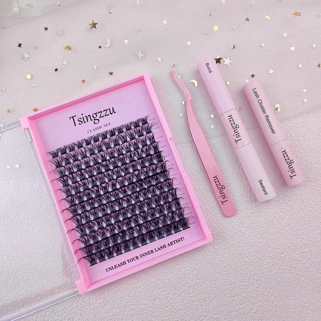 EYELASH Colorful Cluster Segmented DIY Eyelash Soft Colored Lashes C D Curl Faux Mink Mix Length diy color volume eyelashes