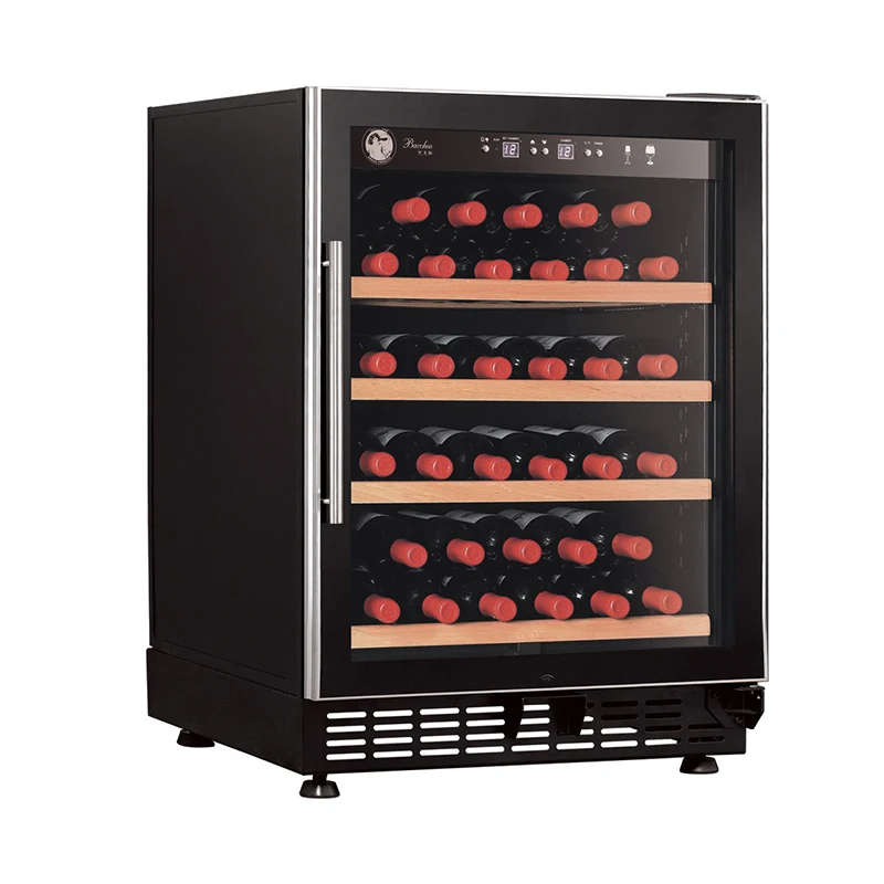 Yehos Wholesale Commercial Compressor Wine Cooler 48-bottle Wine Cellar Single Zone Constant Temperature Glass Door Wine Cooler