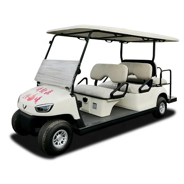 2021 Hot sale good prices 6 seats WuLing brand Electric Golf Carts Golf Car