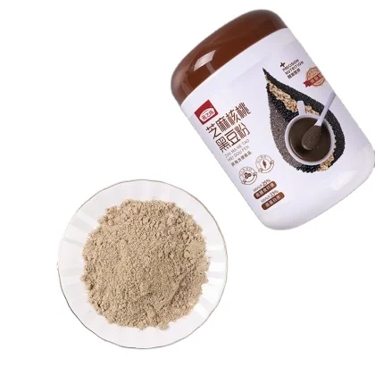 High nutrition black bean sesame walnut powder instant drink powder meal replacement powder
