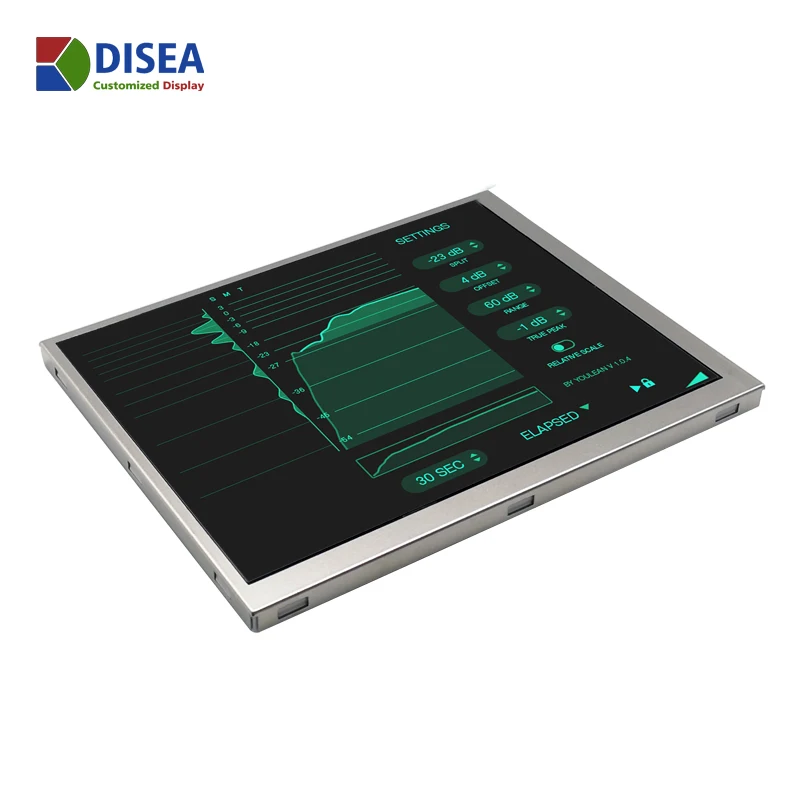 DISEA Hight Brightness RGB 18bit Interface VGA 640*480 5.7 inch Custom lcd panel