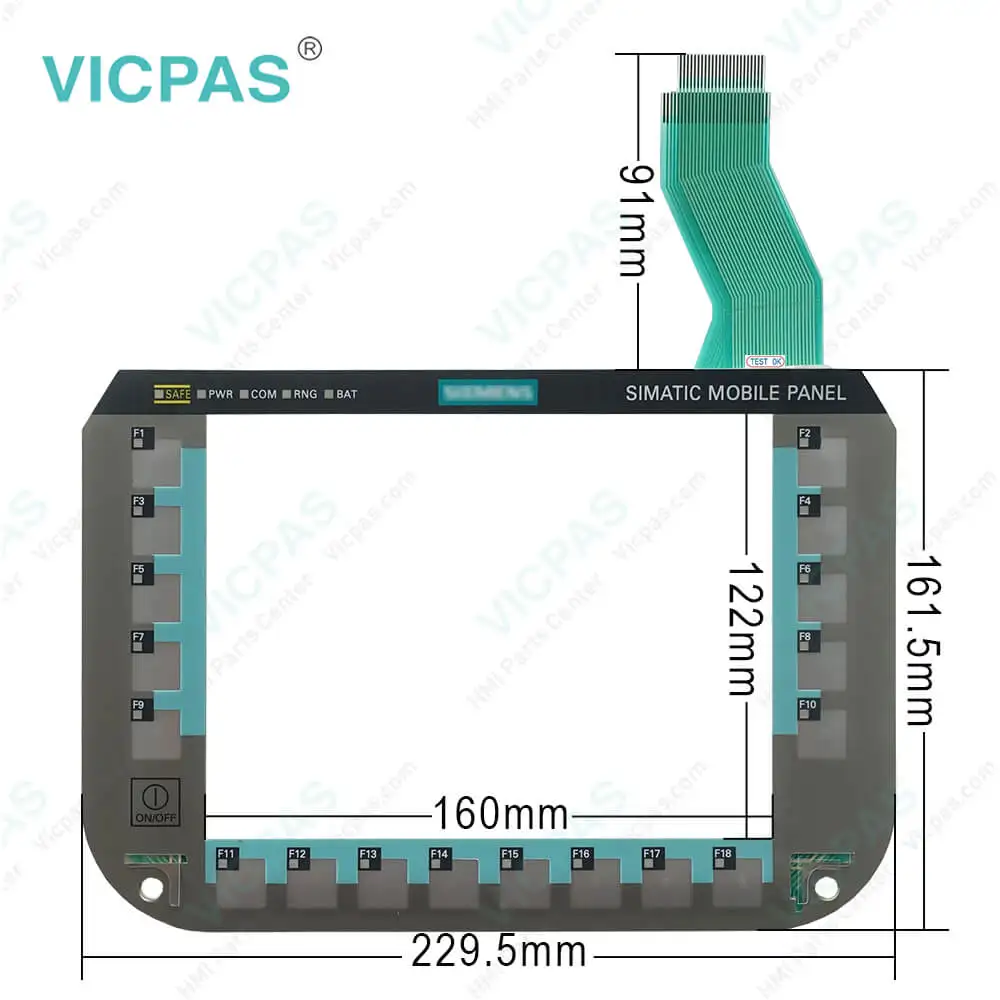  Мембранный переключатель 6AV6644-0BA01-2AX0 / 6AV6644-0BA01-2AX1 мембранная