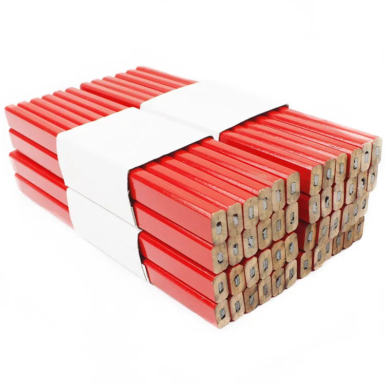 Factory Wholesale Custom Logo Architect Woodwork Carpenter Pencil