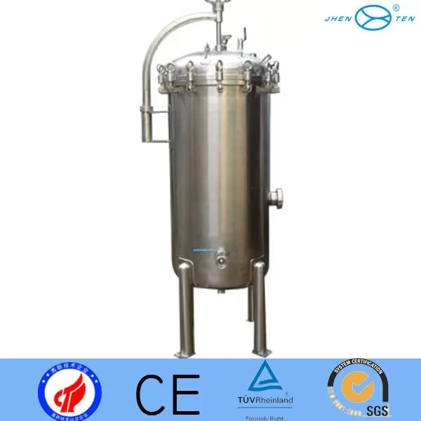 Countertop waste water filter housing pressure vessel for molasses fermentation equipment
