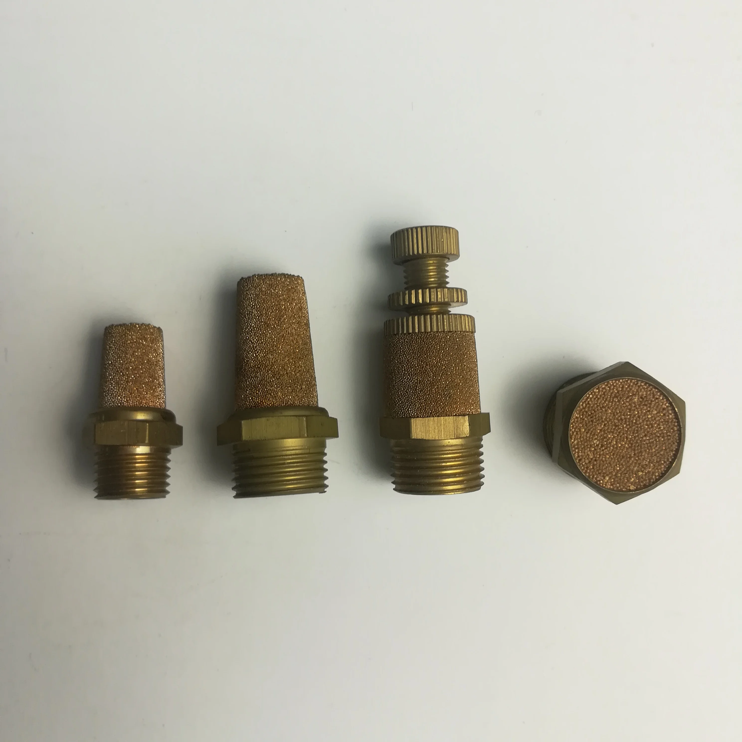 pneumatic muffler silencer filter brass muffler control flow