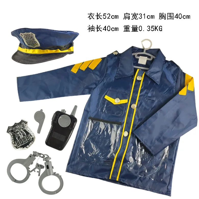 New design cosplay costume doctor nurse fireman clothes Children professional clothes  with factory direct price