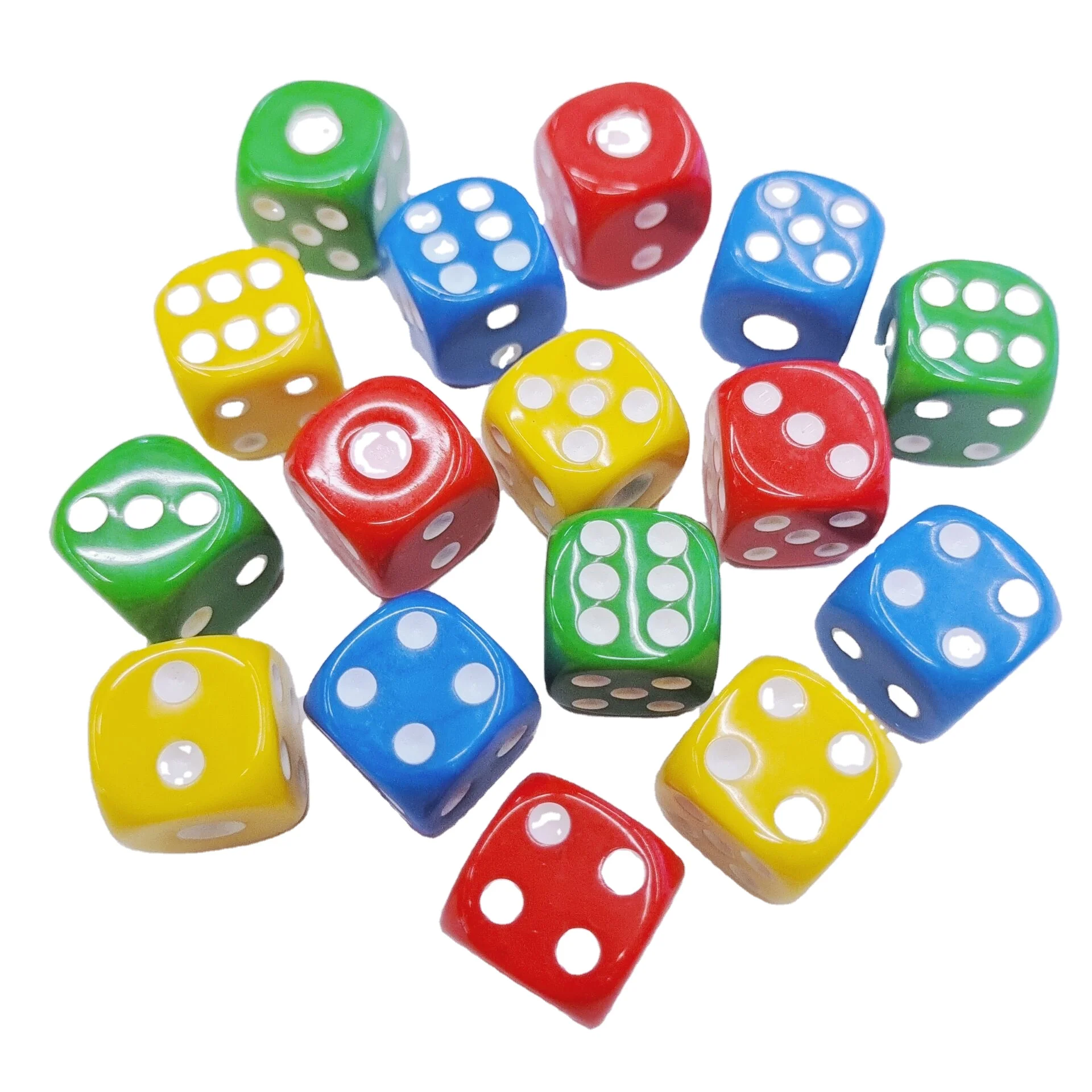Wholesale 18mm Dice Game Accessories Including Fly Chess Dice and Board Game Accessories of Various Colors Ready to Ship