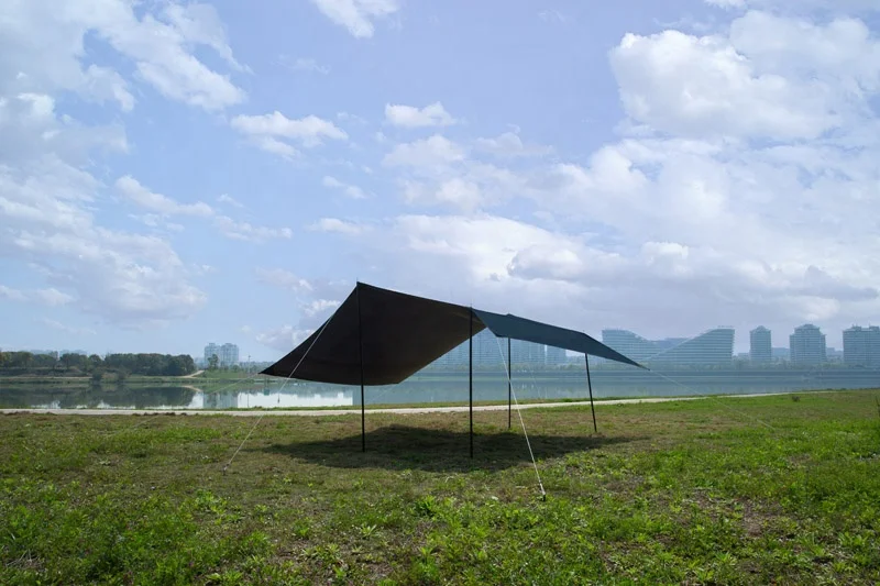 
Camping Fly Tarp Sunshade Tent Shelter for Sale 