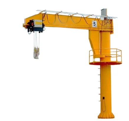 2.5 Ton JIB crane cantilever arm 360 degree free rotation work station warehouse small crane with electric hoist