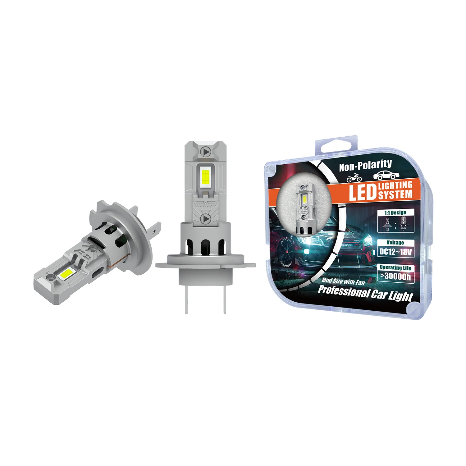 LEISHEN 10000LM Led Headlight Bulb H7 H4 H8 H3 6000K-6500K Super Bright 100W Car Led Headlight Bulb Canbus