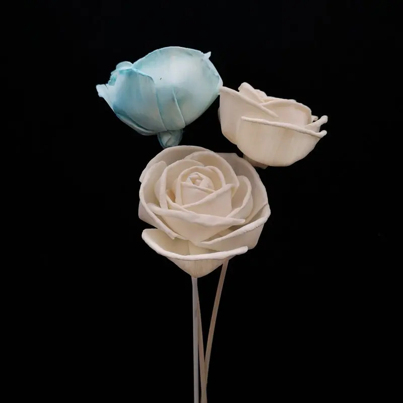 
Free Shipping 55 Pack of Sola Wood Flowers Freeland Rose 8cm For Home Decor/All Special Occasions 